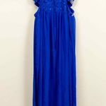 Sparkly Blue Prom Dress Size 6 Photo 1