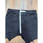 KanCan Black High Rise Frayed Hem Jean Shorts Women's 5/26 Size 4 Photo 6