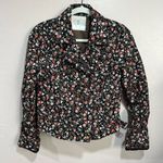 Anthropologie Hei Hei Tinsley Cropped Floral Moto Bomber Jacket
Offset Zipper Photo 0
