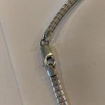 Sterling Silver Omega Chain Marked GM 925 Italy Necklace Lobster Clasp Photo 8