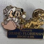 Disney Mickey and Minnie Walking Pluto - Grand Floridian Collectible Pin - 2002 Photo 3