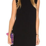 Vince ‎ Sleeveless Crepe Shift Mini Dress Women 2 Black Workwear Silk Lined Photo 0