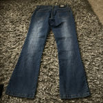 A fun pair of retro disco style jeans Blue Size 6 Photo 2