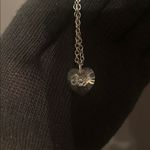 Dolce & Gabbana Vintage D&G Jewels Clear Crystal Heart Necklace w Logo Pendant Original Packing Photo 8
