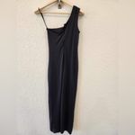Bardot  Avril One-Shoulder Maxi Black Dress Sz 6 Photo 4