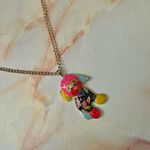Sad clown dog colorful pendant necklace Pink Photo 6
