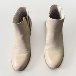 Frye and Co. Women's Jude Stacked Heel Booties Stone Camel 7.5 Western Photo 1