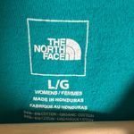 The North Face Teal Blue Graphic Logo Short Sleeve Crewneck T-Shirt Womens Large Photo 4