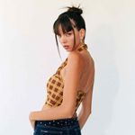 With Jean NWT  tulip top in Cher Photo 1