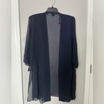 LE BOS Women’s georgette pantsuit with beaded neck style 27821 DARK NAVY 16W Photo 11