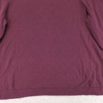 Talbots Woman Burgundy Ribbed Knit Long Sleeve Sweater Size 2X Plus Maroon Wine Photo 6