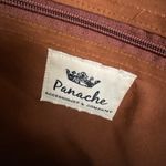 Panache Aztec Tote Bag Purse Wool Large Multicolor Rust Handwoven 19.5in x 16in Orange Photo 7