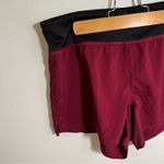 Reebok Running Short Colorblock Maroon Black Photo 1