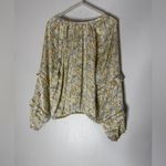 Bishop and Young Bishop Young Menorca Blouse Cream Yellow Floral Medium‎ Photo 1