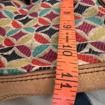 Fossil  Tan Leather Crossbody Bag Boho Messenger Purse Vintage Adjustable Strap Photo 11