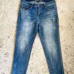 Universal Threads Universal Thread Medium Wash Boyfriend Crop Jeans Photo 0