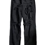 American Eagle Ripped Mom Jean 4 Regular Women’s Black 3372 Photo 1