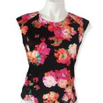 Robert Rodriguez Floral Peplum Top Size 8 Retail $129 Photo 0