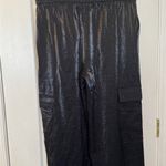WAYF  Black Cargo Pants-Large Photo 1