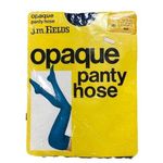 Vintage Opaque Navy Panty Hose Blue Photo 0