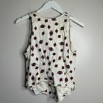 American Vintage vintage 90s 1990s retro aesthetic  Cream and blue geometric print vest Photo 4