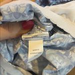 Lands' End Blue Printed Swim Dress Modest Sz 6 Photo 5