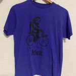 Monkey Bizness T Shirt Short Sleeve Women Sz S Purple Photo 0