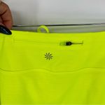 Athleta High Rise Swagger‎ Skort Neon Yellow Large Tiered Ruffle Short Active Photo 7