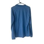 REI Coop Women's Size Large Blue Half Zip Long Sleeve Pull Over Top Photo 4