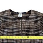 CAbi 3902 Flounce Hem Plaid Longline Full-Zip Jacket 2 Way Zipper Women’s Size S Photo 9