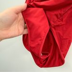 Aritzia Wilfred Red Cutout Tie Front One Piece Swimsuit Sz S Photo 3