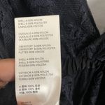 Free People lace v-neck loose fit black blouse women’s Size Small Photo 5