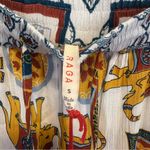 Raga Anthropologie  Women’s Elephant print wide leg Pants Size Small Photo 3