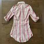 Diesel  Plaid Collared Button-Front Mini Shirt Dress Photo 6