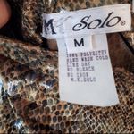 Michael Kors MK Solo Snakeskin Print Fitted Pants Sz M Photo 4