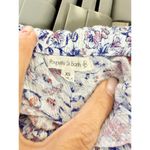 Poupette St. Barths Floral Print Strapless Short Romper Blue Women's Size XS Photo 2