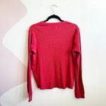 Lucky Brand  Women's Orange Long Sleeve Thermal Top Size Boho Chic Cozy Small Photo 1