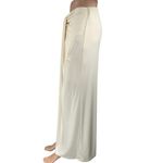 Significant Other Odelia Women's Cream White Draped Rib Knit Midi Maxi Skirt 8 Photo 1