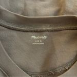 Madewell  (Re)sourced Cotton Swing Sweatshirt Telluride Stone Crewneck Size Large Photo 3