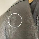 Vintage Paris Sport Club Leather Vest Dress Women Black Size Medium 90s Medium Photo 9