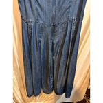 Tommy Hilfiger 😍  Blue Denim Dress Sleeveless Midi Pleated Casual‎ Photo 6
