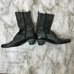 Arche LN Latex Black‎ Croc Embossed Boot Black Size 6.5 Photo 1
