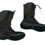 .L.Bean Bar Harbor Waterproof Tall Snow/Rain Boot Women's Black/ Grey Size 8 Gray Photo 0