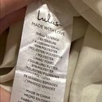 Lulus  size medium peach multi striped midi dress and scarf set new with tags Photo 12