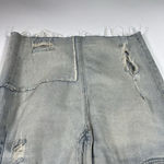 AG Adriano Goldschmied Skirt Womens 28 Denim Erin Pencil Blue Jean Distressed Photo 3