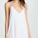 Alice + Olivia  Fierra Y Back Tank Silk Dress White M NWT Photo 0