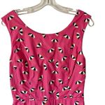 Modcloth Just A Little Something Pink Cotton Beach Umbrella Mini Dress size 10 Photo 3