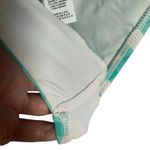 Vitamin A  Lou Tie Side Seafoam Pucker Gingham Bikini Swimsuit Bottoms Size Large Photo 6