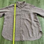 LL Bean Linen Shirt Blouse Top Women’s Size 3XL Light Red Long Sleeve Breathable Photo 7