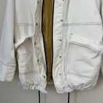 We The Free Off White Corduroy Utility Jacket Size M Photo 5